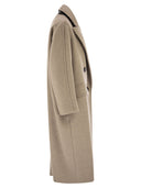 Maxmara Angus Men's Oversized Coat In Cashmere, Alpaca And Wool