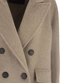 Maxmara Angus Men's Oversized Coat In Cashmere, Alpaca And Wool