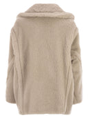 Maxmara Olga Teddy Bear Icon Coat Short In Alpaca And Wool