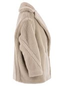 Maxmara Olga Teddy Bear Icon Coat Short In Alpaca And Wool