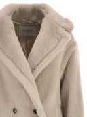 Maxmara Olga Teddy Bear Icon Coat Short In Alpaca And Wool