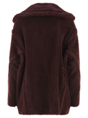 Maxmara Olga Teddy Bear Icon Coat Short In Alpaca And Wool