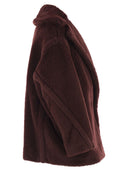 Maxmara Olga Teddy Bear Icon Coat Short In Alpaca And Wool