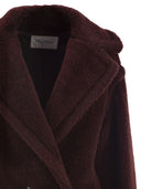 Maxmara Olga Teddy Bear Icon Coat Short In Alpaca And Wool