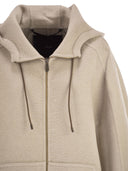 Maxmara Gradi Double Layered Pure Cashmere Sweatshirt Coat