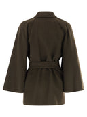 Cappotto Maxmara Verna Cammello Con Cintura