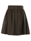 Maxmara Bernini1234 Short Wool Skirt
