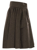 Maxmara Bernini1234 Short Wool Skirt
