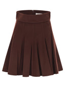 Maxmara Brava1234 Camel Drape Mini Skirt
