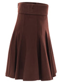 Maxmara Brava1234 Camel Drape Mini Skirt