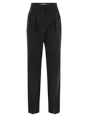 Pantalon de carottes Max Mara Sesamo en tissu en laine