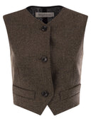 Maxmara Bikini1234 Wool Felt Waistcoat