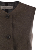 Maxmara Bikini1234 Wool Felt Waistcoat