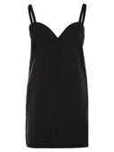 Max Mara Elam Pinstripe Wool Cloth Dress