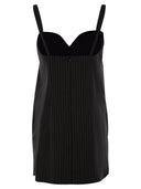 Max Mara Elam Pinstripe Wool Cloth Dress