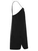 Max Mara Elam Pinstripe Wool Cloth Dress