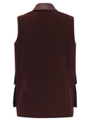 Maxmara Aeroso1234 Long Waistcoat In Wool, Alpaca And Cashmere