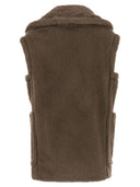 Maxmara Bormida1234 Alpaca And Wool Teddy Waistcoat