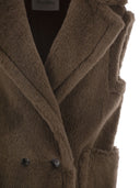 Maxmara Bormida1234 Alpaca And Wool Teddy Waistcoat