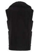 Maxmara Bormida1234 Alpaca And Wool Teddy Waistcoat