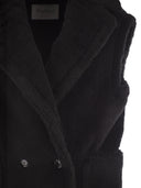 Maxmara Bormida1234 Alpaca And Wool Teddy Waistcoat