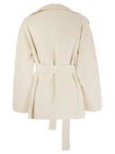 Max Mara Rea Viscose And Wool Dressing Gown Coat