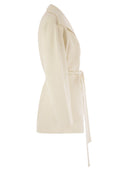 Max Mara Rea Viscose And Wool Dressing Gown Coat