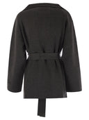 Max Mara Rea Viscose And Wool Dressing Gown Coat