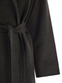 Max Mara Rea Viscose And Wool Dressing Gown Coat