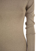 Vestido Slim de Max Mara Bracco Viscose y Lurex