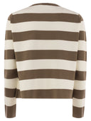 Sweter wełniany Max Mara Viterbo z haftem