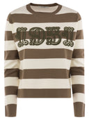 Sweter wełniany Max Mara Viterbo z haftem