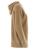 Maxmara Liana Wool And Cashmere Hooded Sweatshirt