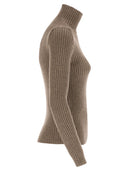 Maxmara Aral1234 Ribbed Wool And Cashmere Turtleneck Jumper