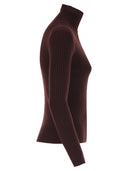 Maxmara Aral1234 Ribbed Wool and Cashmere Turtleneck Jumper