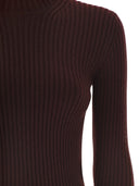 Maxmara Aral1234 Ribbed Wool and Cashmere Turtleneck Jumper