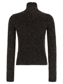 Maxmara Azulene1234 Wool And Cashmere Mouliné Turtleneck Jumper