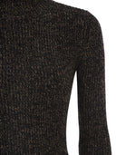 Maxmara Azulene1234 Wool And Cashmere Mouliné Turtleneck Jumper