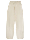 Max Mara Filovia Silk And Cotton Fleece Trousers