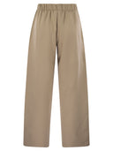 Max Mara Filovia Silk And Cotton Fleece Trousers