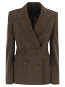 Blazer Maxmara Zulma in jersey di misto lana a fantasia