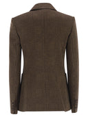Blazer Maxmara Zulma in jersey di misto lana a fantasia