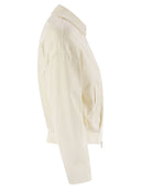 Max Mara Argenta Cropped Silk And Cotton Sweatshirt