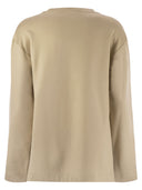 Max Mara Berma Seda y sudadera de algodón