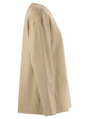 Max Mara Berma Seda y sudadera de algodón