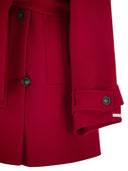 Sportmax Bouquet1234 gabardina de lana corta