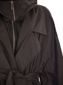 Sportmax Barbra1234 Oversized Taffeta Trench Coat