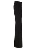 Sportmax hangar pure wol wijd uitlopende broek