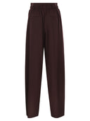 Sportmax Quito Wide Leg Trousers In Stretch Wool