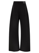 Pantalones de gran tamaño de cintura deportiva siamesa